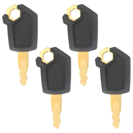 Aic Replacement Parts 4 Fits CAT Keys Excavator Fits Caterpillar Heavy Equipment Ignition Loader Doz ELI80-0510_x4